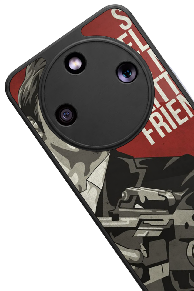 Honor Magic 8 Lite Uyumlu TheWolf Tasarımlı Glossy Premium Kılıf