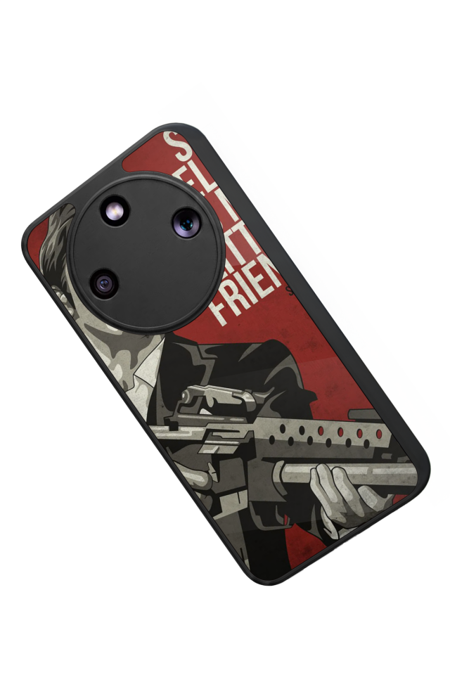 Honor Magic 8 Lite Uyumlu TheWolf Tasarımlı Glossy Premium Kılıf