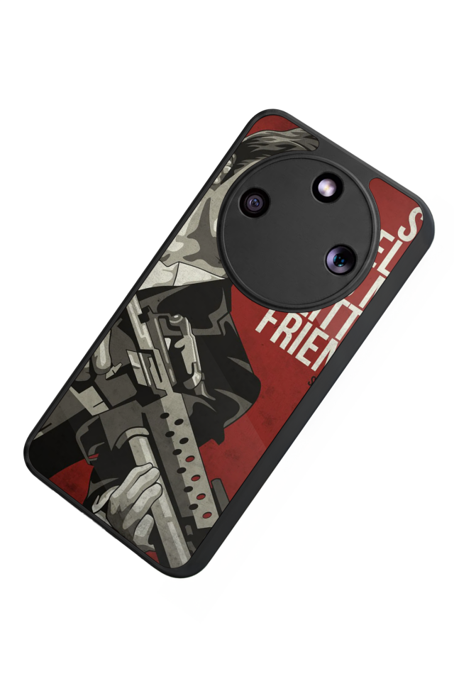 Honor Magic 8 Lite Uyumlu TheWolf Tasarımlı Glossy Premium Kılıf