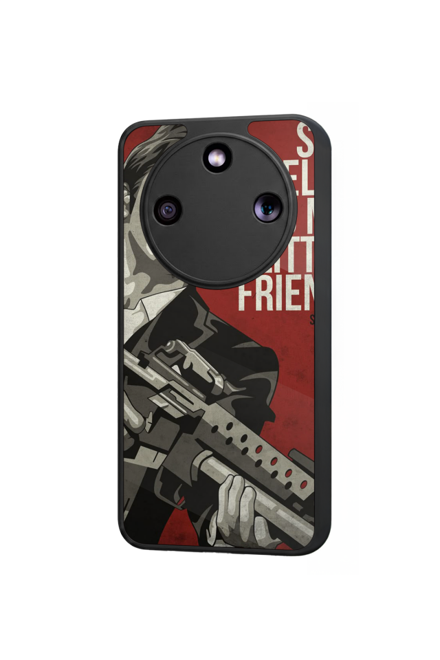 Honor Magic 8 Lite Uyumlu TheWolf Tasarımlı Glossy Premium Kılıf