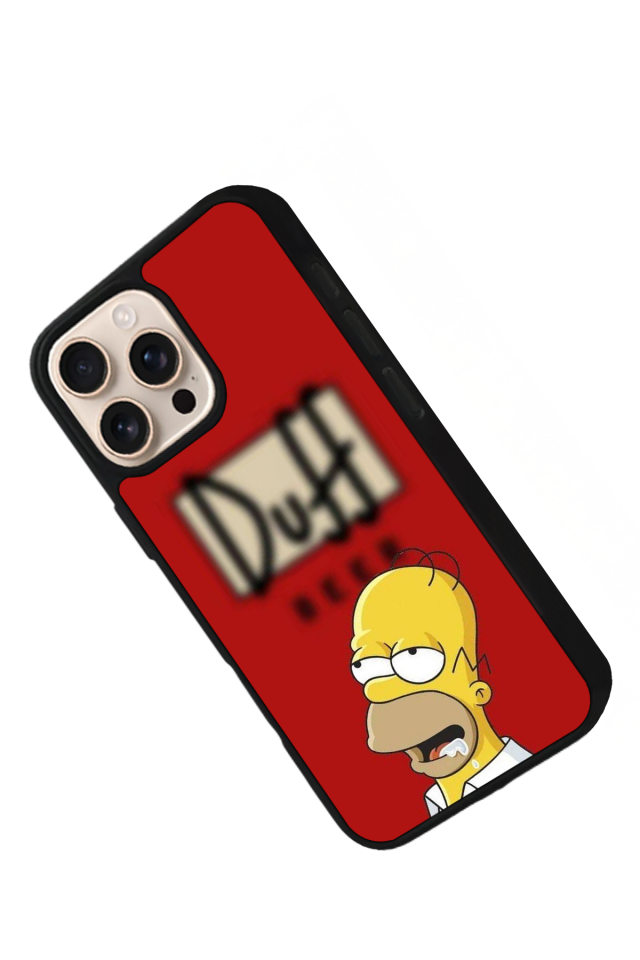iPhone 14 Pro Uyumlu The Simpsons Tasarımlı Glossy Premium Kılıf