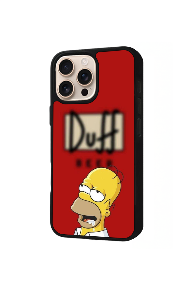 iPhone 14 Pro Uyumlu The Simpsons Tasarımlı Glossy Premium Kılıf