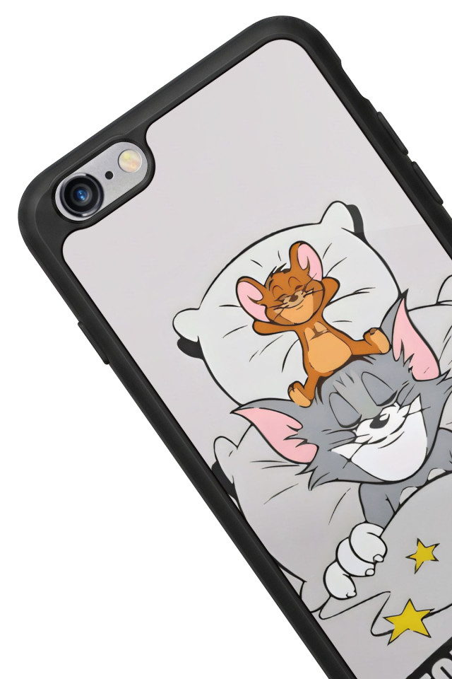 iPhone 6 Plus Uyumlu Tom And Jerry Tasarımlı Glossy Premium Kılıf