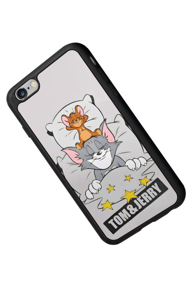 iPhone 6 Plus Uyumlu Tom And Jerry Tasarımlı Glossy Premium Kılıf