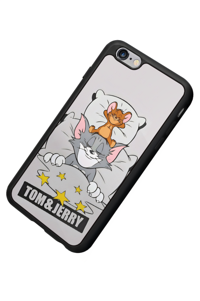 iPhone 6 Plus Uyumlu Tom And Jerry Tasarımlı Glossy Premium Kılıf