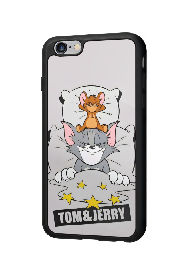 iPhone 6 Plus Uyumlu Tom And Jerry Tasarımlı Glossy Premium Kılıf