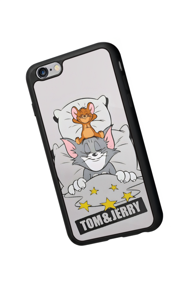 iPhone 6 Plus Uyumlu Tom And Jerry Tasarımlı Glossy Premium Kılıf