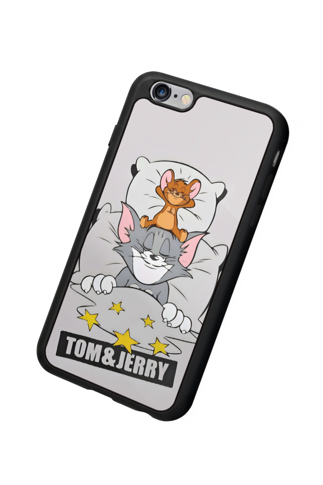 iPhone 6 Plus Uyumlu Tom And Jerry Tasarımlı Glossy Premium Kılıf