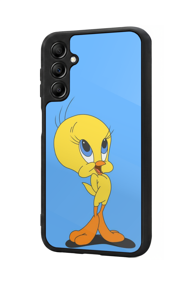 Samsung Galaxy A14 Uyumlu Tweety Tasarımlı Glossy Premium Kılıf