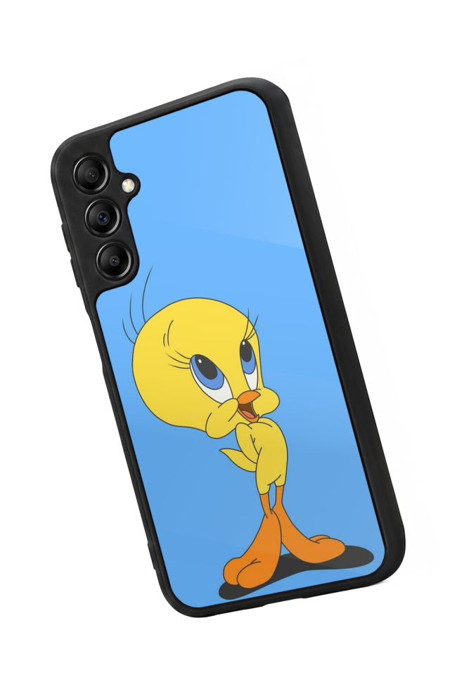 Samsung Galaxy A14 Uyumlu Tweety Tasarımlı Glossy Premium Kılıf