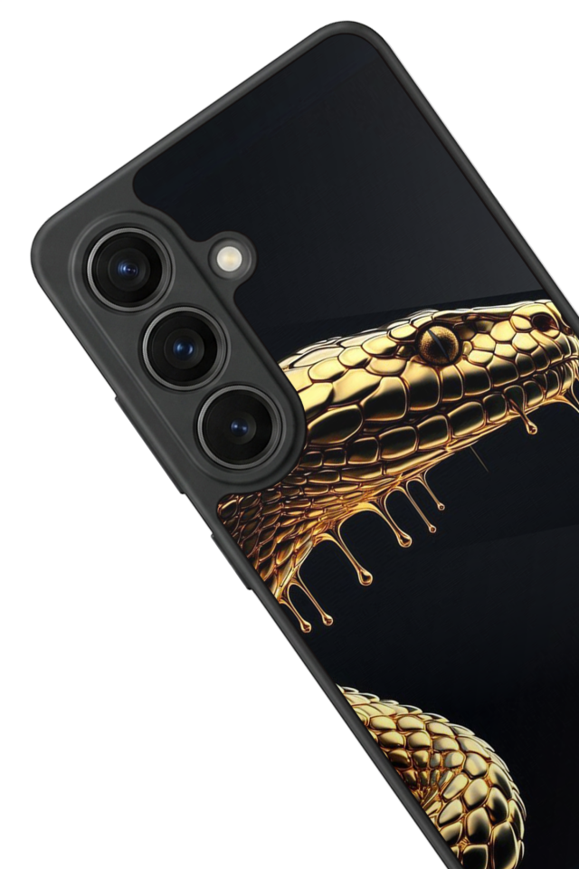 Samsung Galaxy S26 Uyumlu Yılan Tasarımlı Glossy Premium Kılıf
