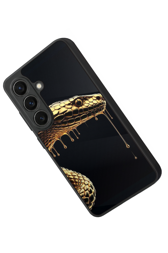 Samsung Galaxy S26 Uyumlu Yılan Tasarımlı Glossy Premium Kılıf