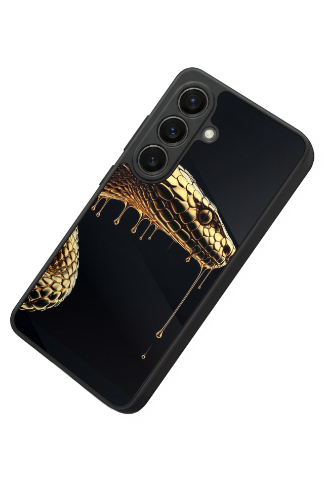 Samsung Galaxy S26 Uyumlu Yılan Tasarımlı Glossy Premium Kılıf