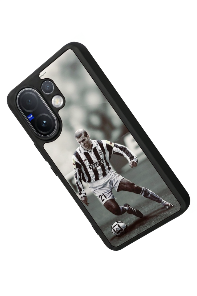 Vivo V60 Uyumlu Zidane Tasarımlı Glossy Premium Kılıf
