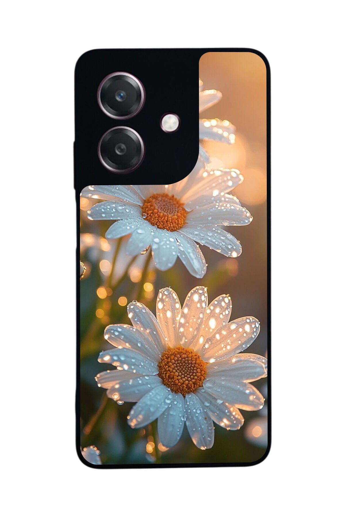 Oppo A3 5G Uyumlu Cicek Tasarımlı Glossy Premium Kılıf