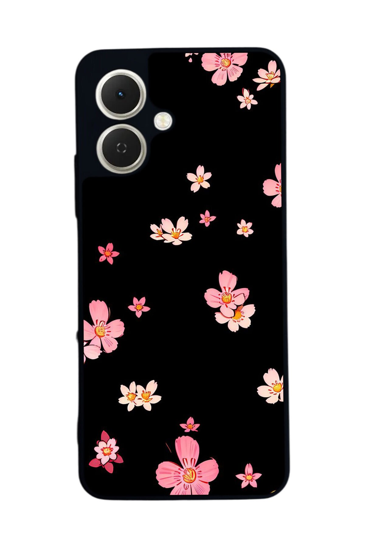 Tecno Spark GO 2 Uyumlu Floral Tasarımlı Glossy Premium Kılıf