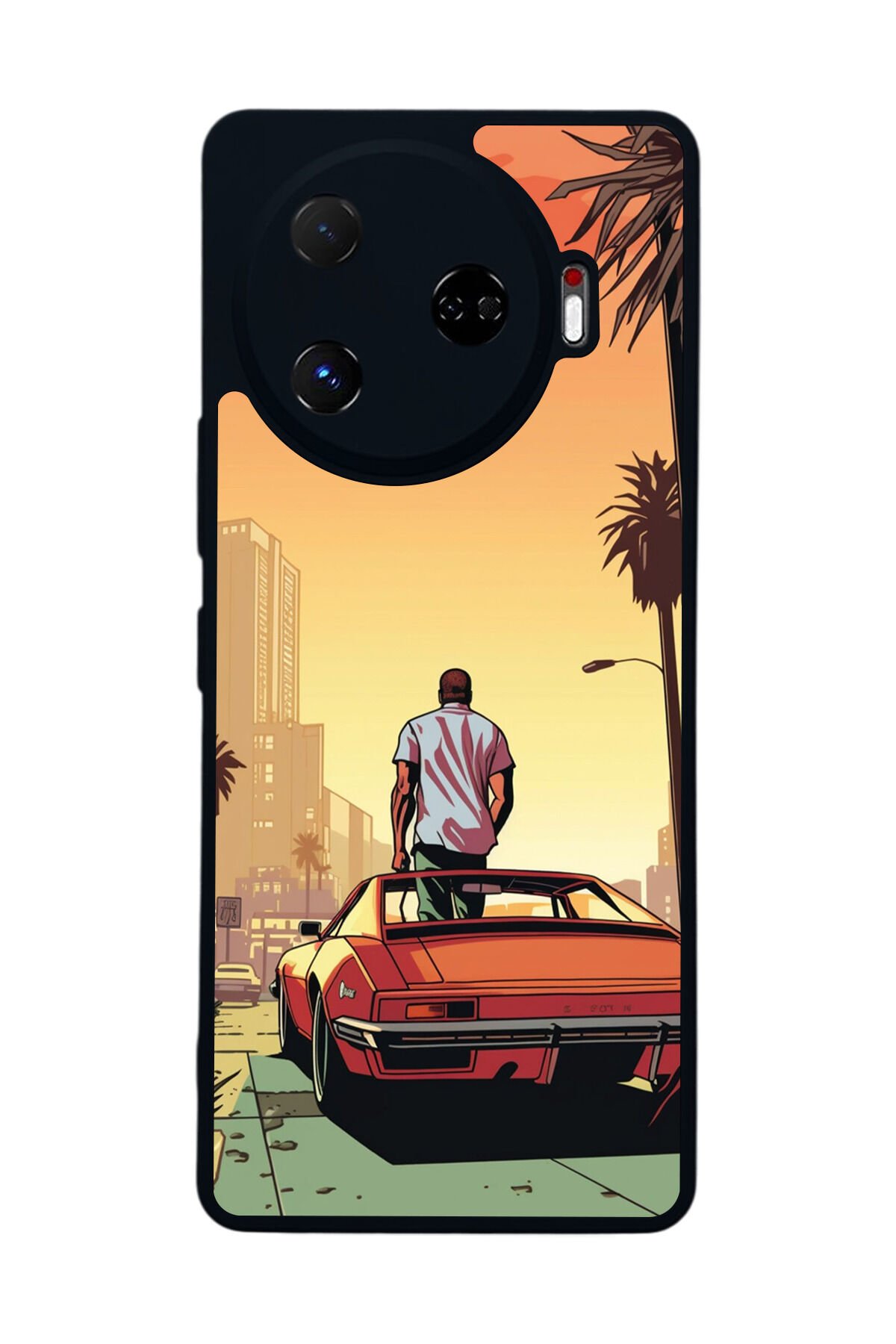 Tecno Camon 30 Pro Uyumlu GTA Tasarımlı Glossy Premium Kılıf