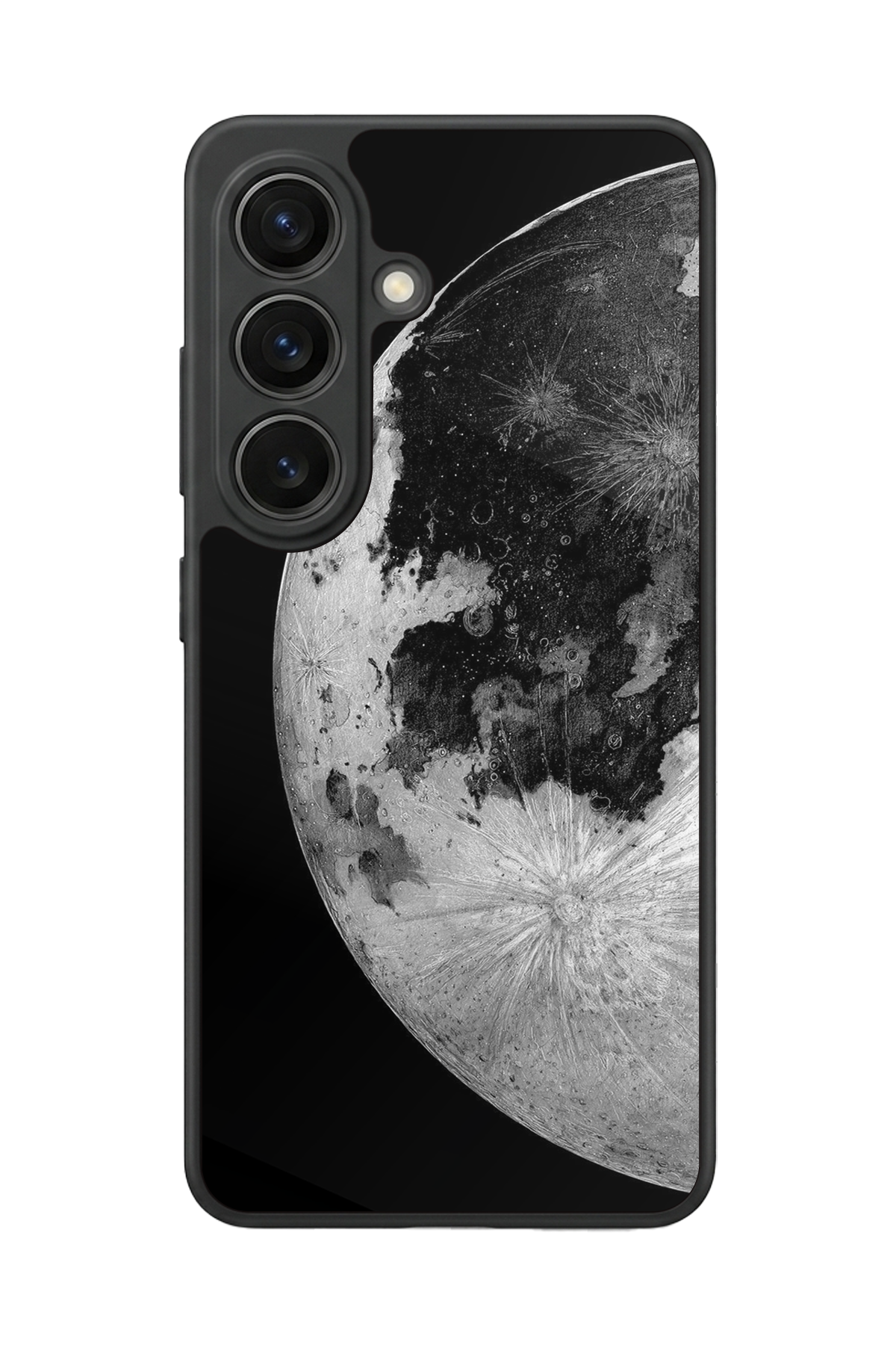 Samsung Galaxy S26 Uyumlu Ay Tasarımlı Glossy Premium Kılıf