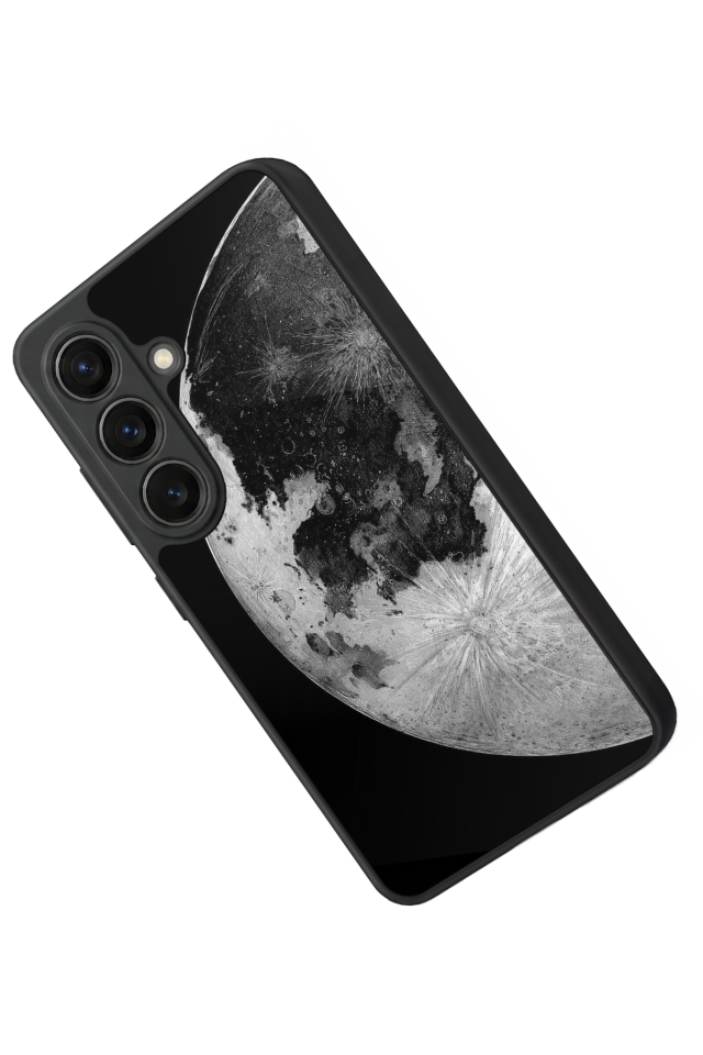 Samsung Galaxy S26 Uyumlu Ay Tasarımlı Glossy Premium Kılıf