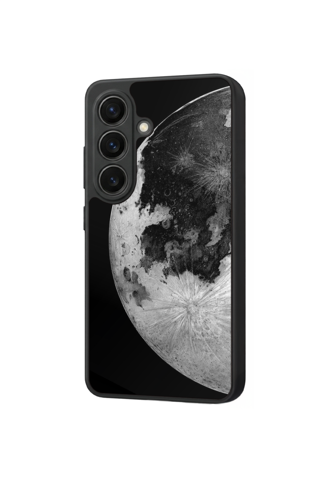 Samsung Galaxy S26 Uyumlu Ay Tasarımlı Glossy Premium Kılıf