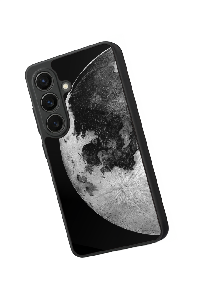 Samsung Galaxy S26 Uyumlu Ay Tasarımlı Glossy Premium Kılıf