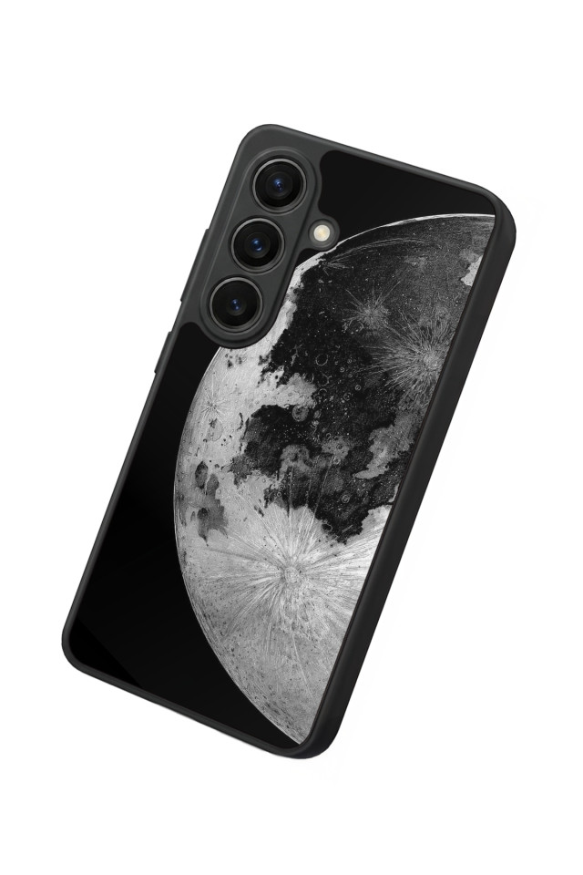 Samsung Galaxy S26 Uyumlu Ay Tasarımlı Glossy Premium Kılıf