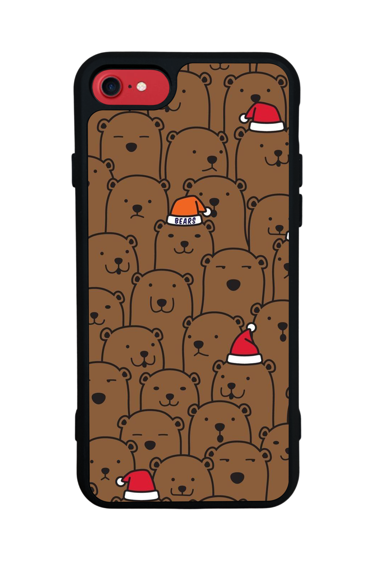 iPhone SE Uyumlu Ayı Tasarımlı Glossy Premium Kılıf