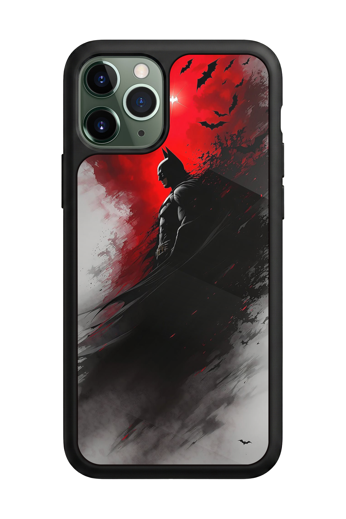 iPhone 11 Pro Max Uyumlu Batman Tasarımlı Glossy Premium Kılıf