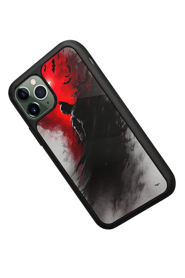 iPhone 11 Pro Max Uyumlu Batman Tasarımlı Glossy Premium Kılıf