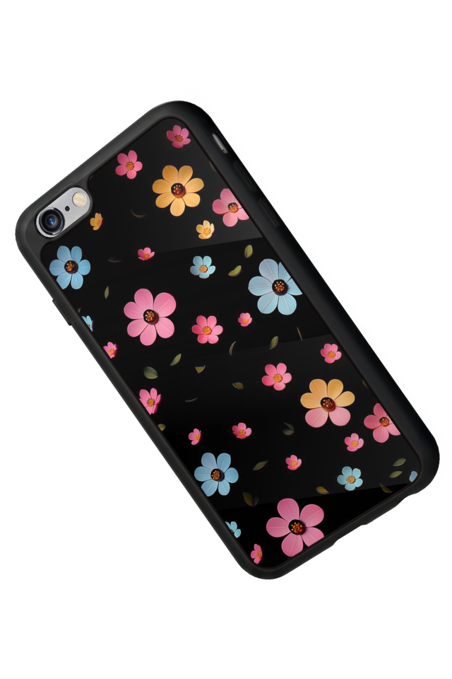 iPhone 6s Plus Uyumlu Cicek Tasarımlı Glossy Premium Kılıf