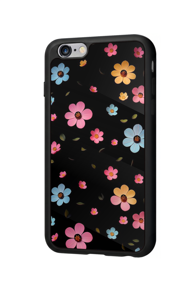 iPhone 6s Plus Uyumlu Cicek Tasarımlı Glossy Premium Kılıf