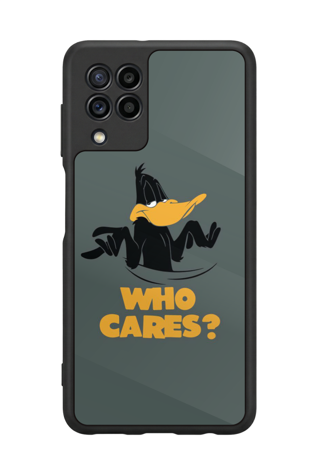 Samsung Galaxy M32 Uyumlu Daffy duck Tasarımlı Glossy Premium Kılıf