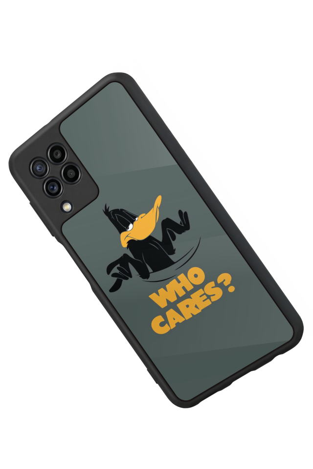 Samsung Galaxy M32 Uyumlu Daffy duck Tasarımlı Glossy Premium Kılıf