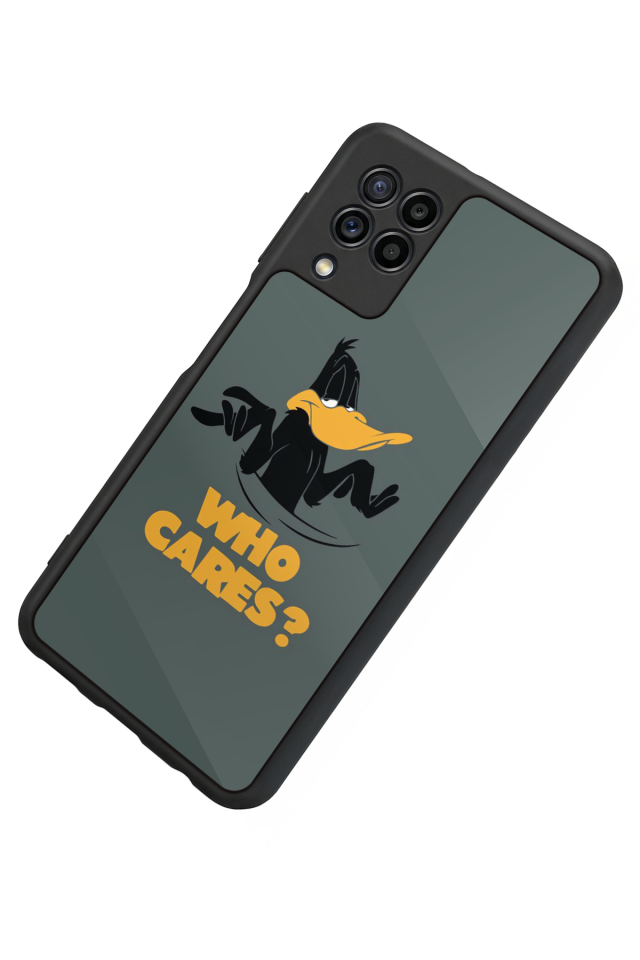 Samsung Galaxy M32 Uyumlu Daffy duck Tasarımlı Glossy Premium Kılıf
