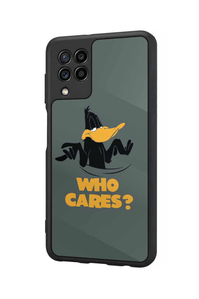 Samsung Galaxy M32 Uyumlu Daffy duck Tasarımlı Glossy Premium Kılıf