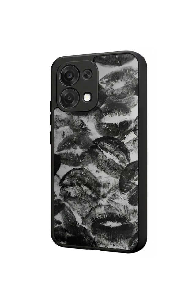 Oppo A6 Pro Uyumlu Dudak Tasarımlı Glossy Premium Kılıf