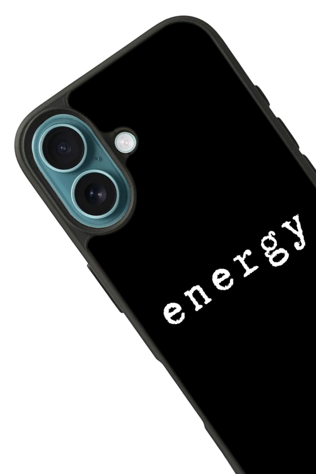 iPhone 16 Uyumlu Energy Tasarımlı Glossy Premium Kılıf
