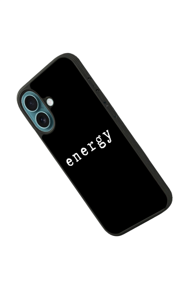 iPhone 16 Uyumlu Energy Tasarımlı Glossy Premium Kılıf