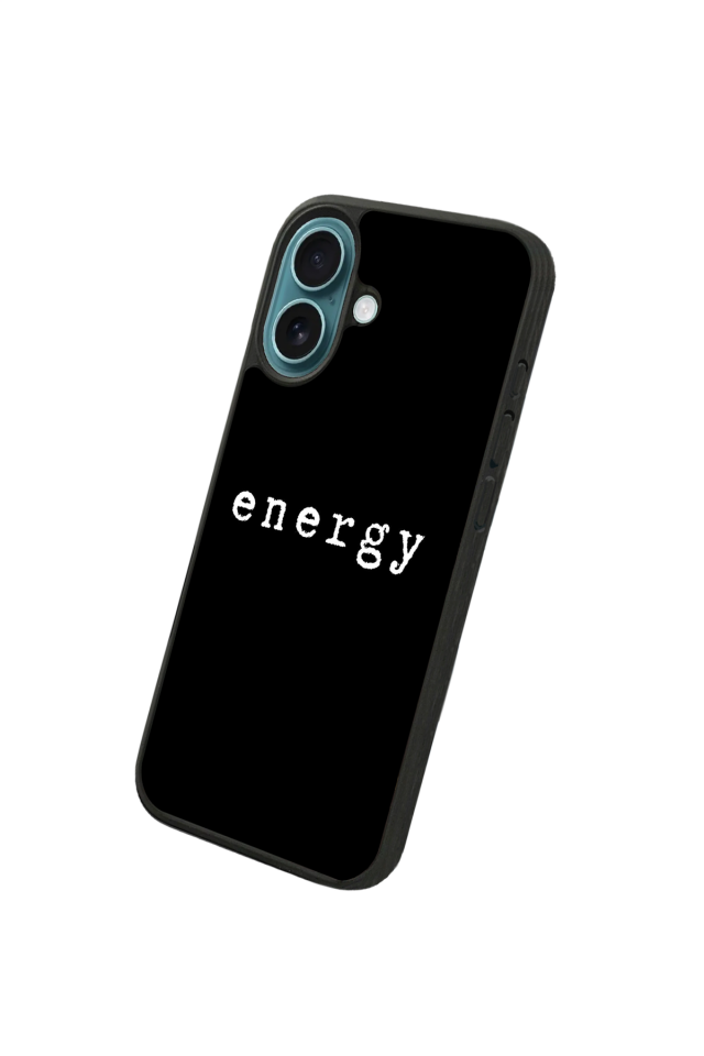 iPhone 16 Uyumlu Energy Tasarımlı Glossy Premium Kılıf