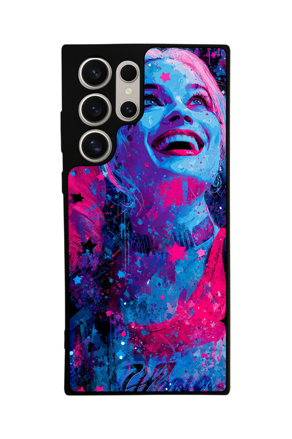 Samsung Galaxy S22 Ultra Uyumlu HarleyQueen Tasarımlı Glossy Premium Kılıf