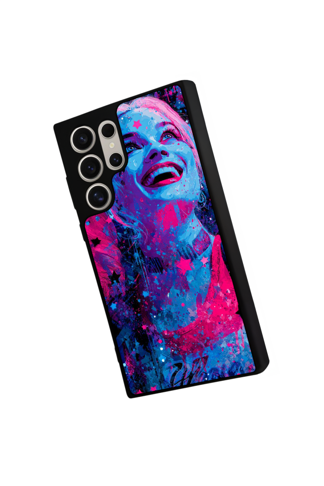 Samsung Galaxy S22 Ultra Uyumlu HarleyQueen Tasarımlı Glossy Premium Kılıf