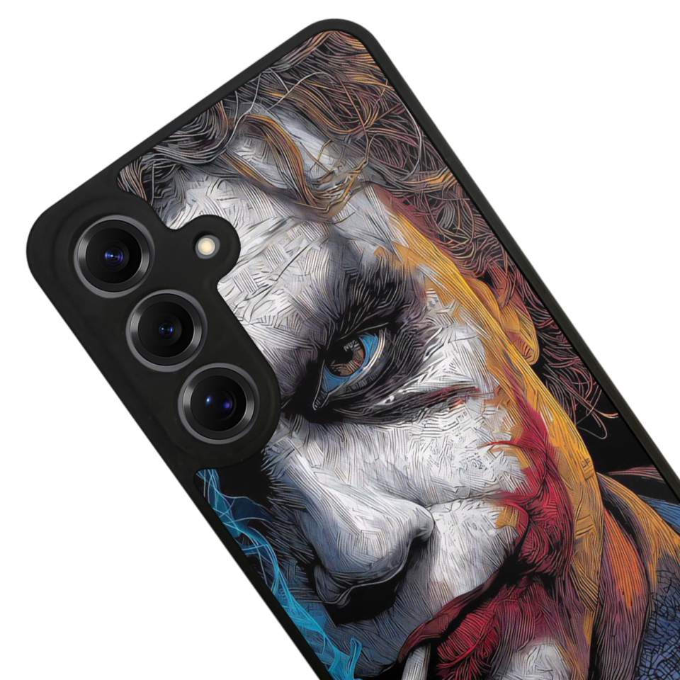 Samsung Galaxy S25 Uyumlu Joker Tasarımlı Glossy Premium Kılıf