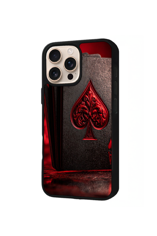 iPhone 15 Pro Max Uyumlu Kart Tasarımlı Glossy Premium Kılıf