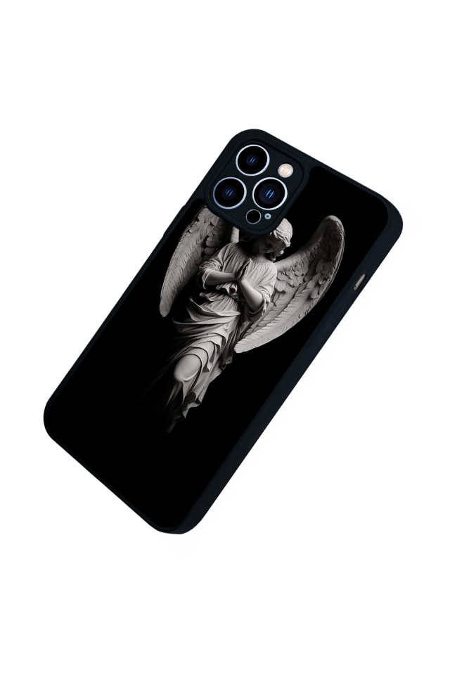 iPhone 13 Pro Max Uyumlu Melek Tasarımlı Glossy Premium Kılıf
