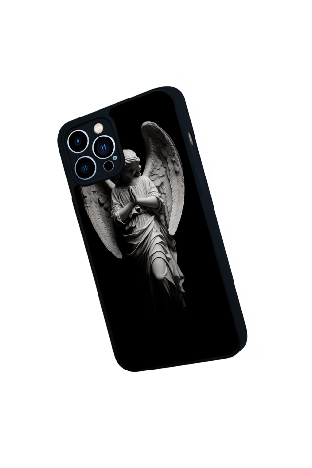 iPhone 13 Pro Max Uyumlu Melek Tasarımlı Glossy Premium Kılıf
