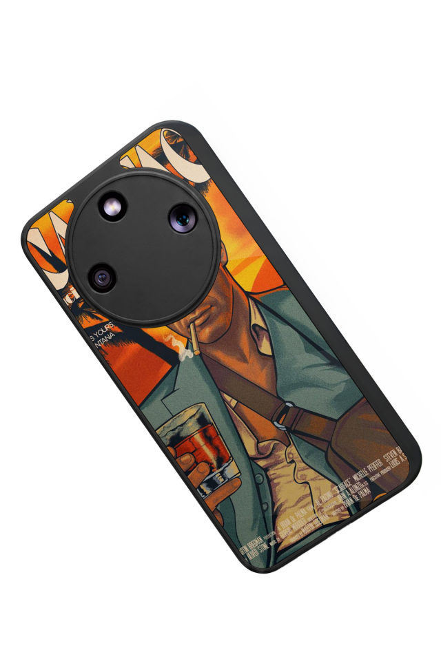 Honor Magic 8 Lite Uyumlu Scarface Tasarımlı Glossy Premium Kılıf