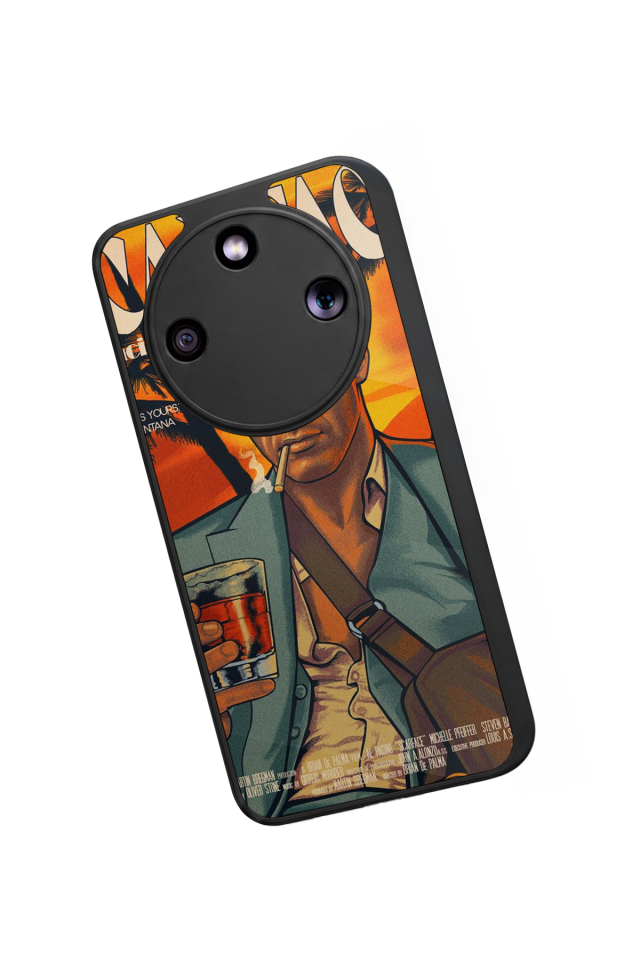 Honor Magic 8 Lite Uyumlu Scarface Tasarımlı Glossy Premium Kılıf