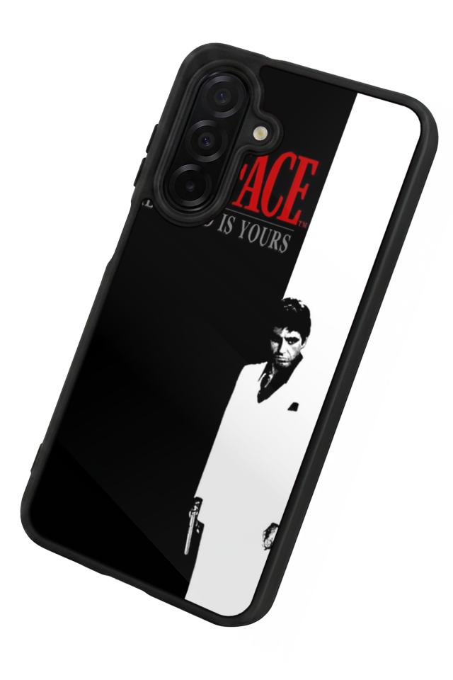 Samsung Galaxy A36 Uyumlu Scarface Tasarımlı Glossy Premium Kılıf