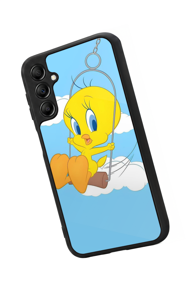 Samsung Galaxy A14 Uyumlu Tweety Tasarımlı Glossy Premium Kılıf