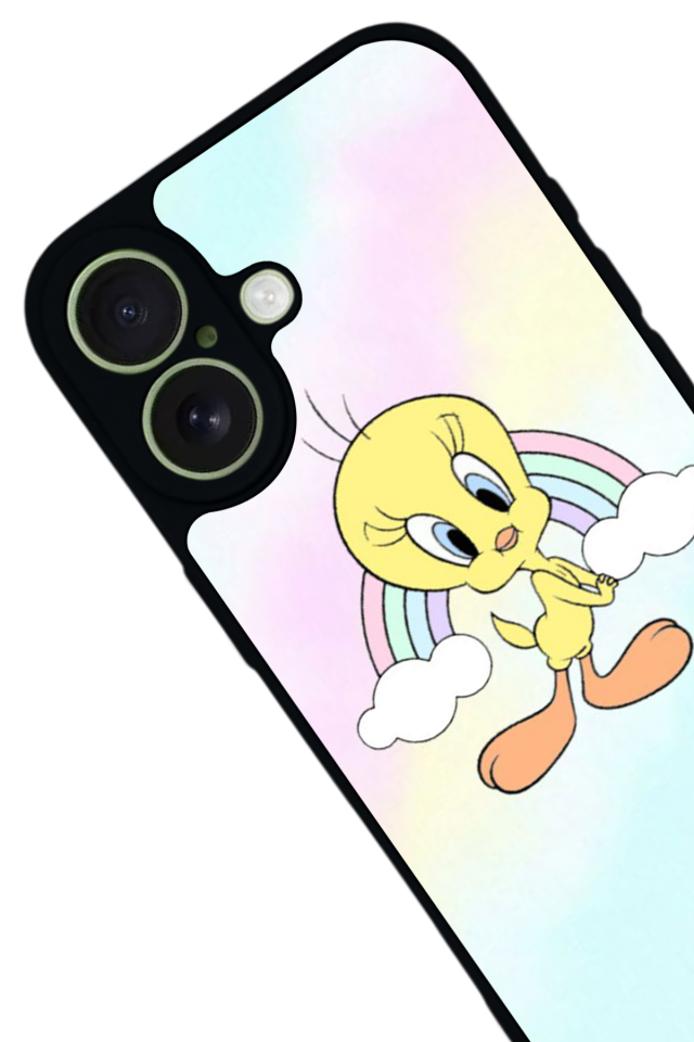 iPhone 17 Uyumlu Tweety Tasarımlı Glossy Premium Kılıf